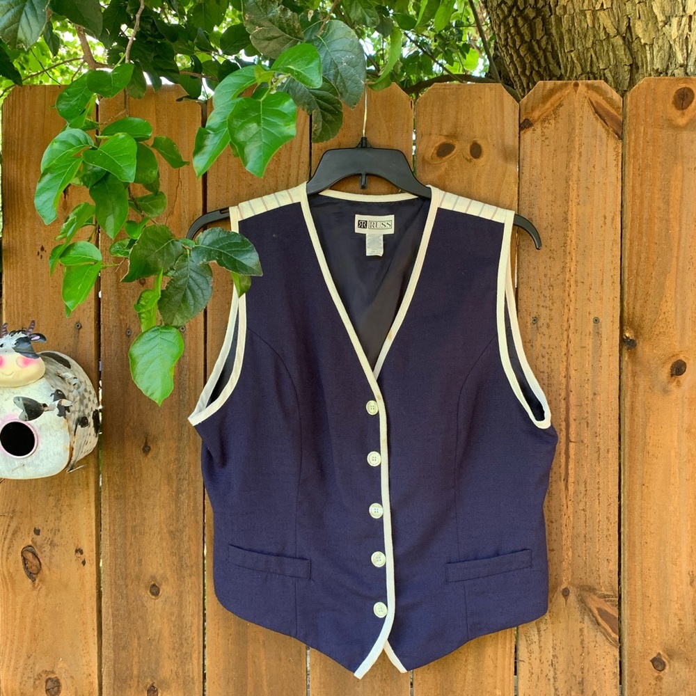 90s Vintage Russ ladies vest size 14.